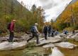 Menschen am Goldwaschen